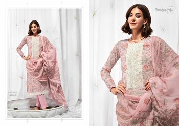 MUMTAZ ARTS NIKHAR LAWN CAMBRIC COTTON DIGITAL PRINT SUITS SURAT