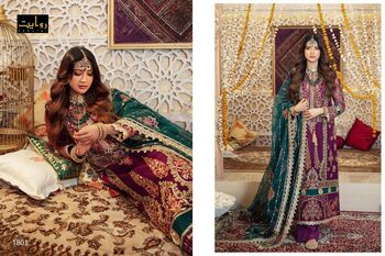 RAWAYAT GIESELE VOL 1 FOUX GEORGETTE WITH EMBROIDERY SUITS