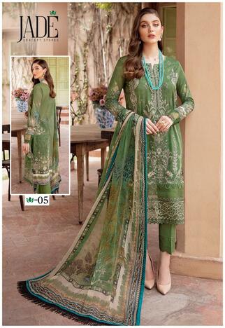 JADE HEZA AZRIN HEAVY LUXURY LAWN COLLECTION PAKISTANI SUITS