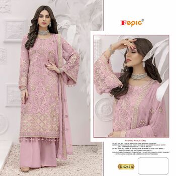 FEPIC ROSEMEEN 5245 SERIES GEORGETTE EMBOIRDERY PAKISTANI SUITS