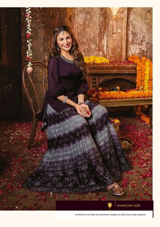 ANJU FABRICS SASSY GIRL VOL 2 CHIFFON KURTI SKIRT WITH DUPATTA DESIGNER COLLECTION