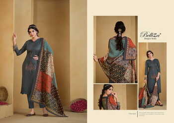 BELLIZA JASHN-E-ISHQ JAM EMBROIDERY PRINTED SUITS AT BEST PRICE