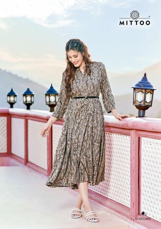 MITTOO BELT VOL 14 KURTI WITH BELT LATEST COLLECTION 2023