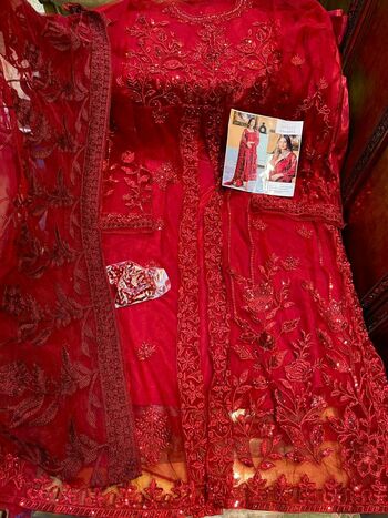 ZARQASH FIRDOUS D.NO 2039 PAKISTANI SALWAR SUITS CATALOGUE