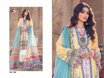 DEEPSY SUITS VIVA ANAYA 1861 TO 1867 SERIES PAKISTANI SUITS CATALOGUE