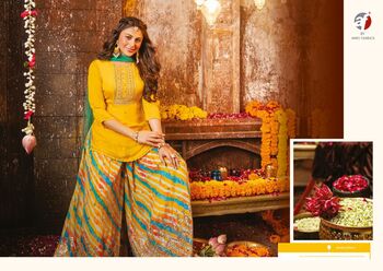 ANJU FABRICS SASSY GIRL VOL 2 CHIFFON KURTI SKIRT WITH DUPATTA DESIGNER COLLECTION