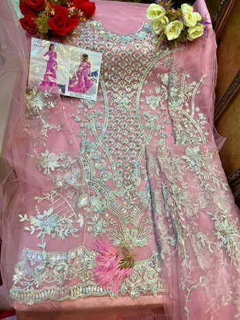 ZARQASH AMALIA 2052 SERIES PAKISTANI NET ANARKALI SUITS WHOLESALER SURAT