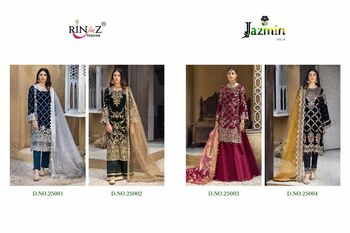 RINAZ FASHION JAZMIN VOL 19 PAKISTANI GEORGETTE SUITS