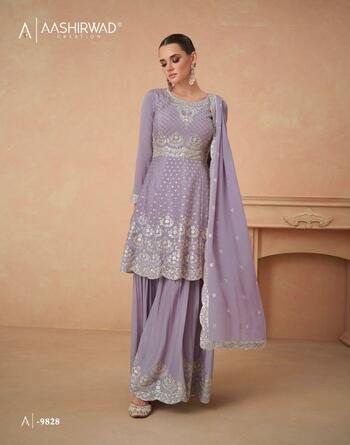 AASHIRWAD AAHANA DESIGNER SALWAR SUITS DISTRIBUTOR IN SURAT