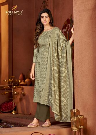 ROLI MOLI KASSESH WINTER COLLECTION SALWAR SUITS WHOLESALER IN SURAT