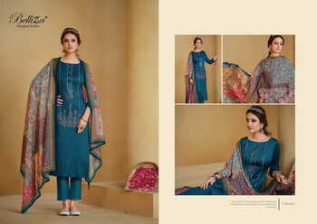 BELLIZA JASHN-E-ISHQ JAM EMBROIDERY PRINTED SUITS AT BEST PRICE