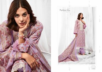 MUMTAZ ARTS NIKHAR LAWN CAMBRIC COTTON DIGITAL PRINT SUITS SURAT