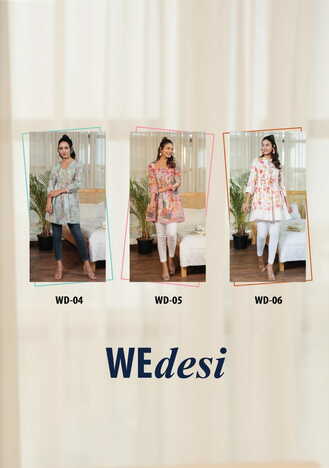 S4U WEDESI WD01 TO WD06 SERIES COTTON RAYON SHORT TOPS NEW CATALOGUE