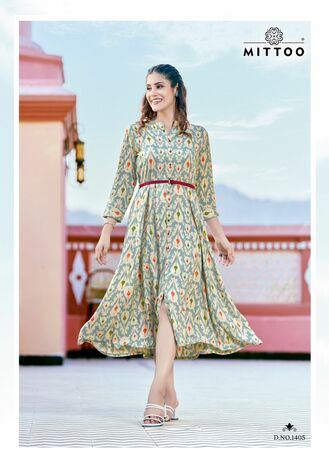 MITTOO BELT VOL 14 KURTI WITH BELT LATEST COLLECTION 2023