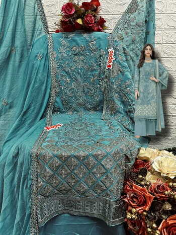 FEPIC ROSEMEEN 5245 SERIES GEORGETTE EMBOIRDERY PAKISTANI SUITS