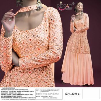 RINAZ FASHION D.NO 1226 COLOUR PAKISTANI SALWAR KAMEEZ WHOLESALER