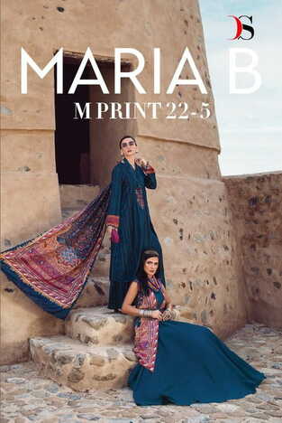 DEEPSY SUITS MARIA B M PRINT 22 VOL 5 1911 TO 1917 SERIES PAKISTANI SUITS