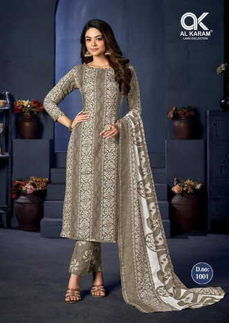 AL KARAM SAHIBA SIGNATURE PRINTS COTTON KARACHI SUITS AT BEST PRICE