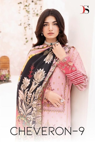 DEEPSY SUITS CHEVERON VOL 9 PAKISTANI SUITS SURAT