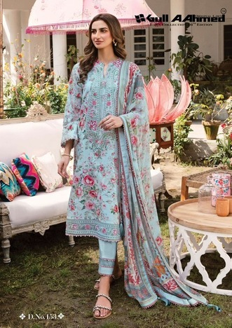 GULL AAHMED LAWN COLLECTION VOL 16 KARACHI SUITS SURAT