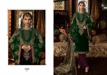 DEEPSY SUITS SAFRON PAKISTANI VELVET SALWAR KAMEEZ CATALOGUE