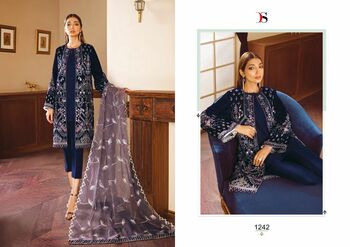 DEEPSY SUITS SAFRON PAKISTANI VELVET SALWAR KAMEEZ CATALOGUE