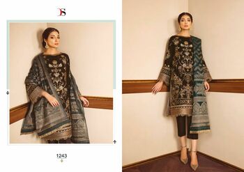 DEEPSY SUITS SAFRON PAKISTANI VELVET SALWAR KAMEEZ CATALOGUE