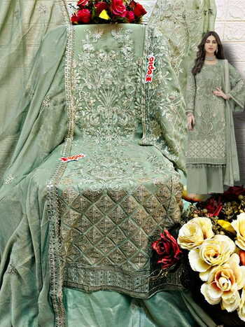 FEPIC ROSEMEEN 5245 SERIES GEORGETTE EMBOIRDERY PAKISTANI SUITS