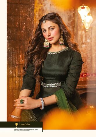 ANJU FABRICS SASSY GIRL VOL 2 CHIFFON KURTI SKIRT WITH DUPATTA DESIGNER COLLECTION