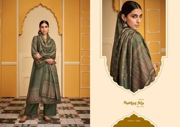 MUMTAZ ARTS PAISLEY VISCOSE PASHMINA PRINT EMBROIDERY SUITS WINTER COLLECTION