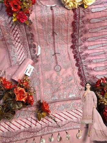 FEPIC ROSEMEEN C 1258 SERIES ORGANZA PAKISTANI SUITS SURAT