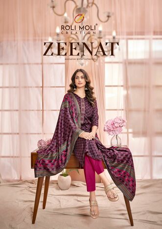 ROLI MOLI ZEENAT SALWAR SUITS CATALOGUE WHOLESALER IN SURAT