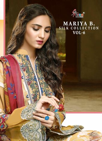 SHREE FABS MARIA B SILK COLLECTION VOL 06 SALWAR KAMEEZ DISTRIBUTOR IN SURAT