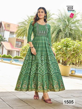 BLUE HILLS DIWALI NIGHT VOL 15 LONG GOWNS WHOLESALER PRICE