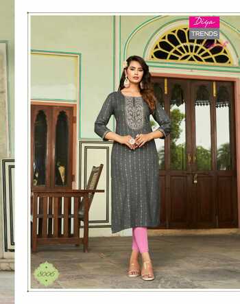 DIYA TRENDS VICTORIA VOL 8 READYMADE KURTI DISTRIBUTOR IN SURAT