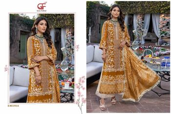 GUL FARAZ 510 SERIES FOUX GEORGETTE PAKISTANI SUITS CATALOGUE