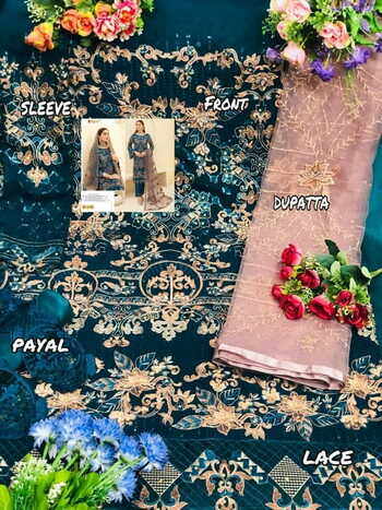 FEPIC ROSEMEEN D 5154 COLOURS GEORGETTE PAKISTANI SUITS CATALOGUE