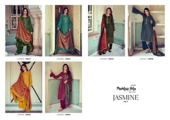 MUMTAZ ARTS JASMINE SALWAR KAMEEZ EMBROIDERY CATALOGUE SUPPLIER