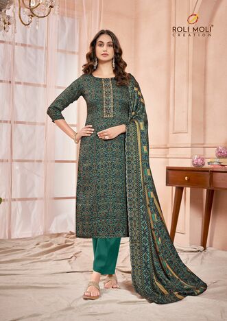 ROLI MOLI ZEENAT SALWAR SUITS CATALOGUE WHOLESALER IN SURAT