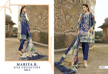 SHREE FABS MARIA B SILK COLLECTION VOL 06 SALWAR KAMEEZ DISTRIBUTOR IN SURAT