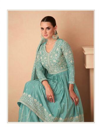 AASHIRWAD AAHANA DESIGNER SALWAR SUITS DISTRIBUTOR IN SURAT