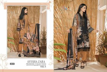 SHREE FABS AYESHA ZARA PREMIUM COLLECTION VOL 4 LATEST CATALOGUE 2021