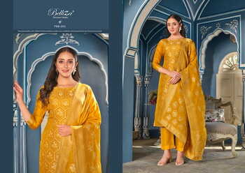 BELLIZA ISHANA VISCOSE DOLA JACQUARD SALWAR SUITS WHOLESALE