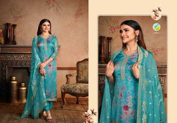 VINAY TUMBAA ANANYAA ORGANZA DIGITAL PRINTED SUITS SURAT