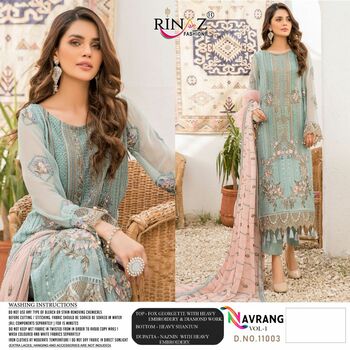 RINAZ FASHION NAVRANG VOL 1 PAKISTANI SUITS LATEST CATALOGUE