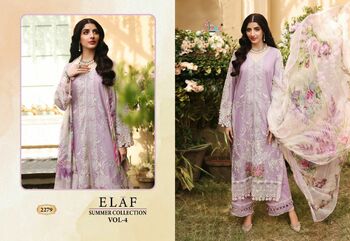 SHREE FABS ELAF SUMMER COLLECTION VOL 4 COTTON PAKISTANI SUITS LATEST CATALOGUE