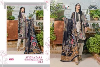 SHREE FABS AYESHA ZARA PREMIUM COLLECTION VOL 4 LATEST CATALOGUE 2021