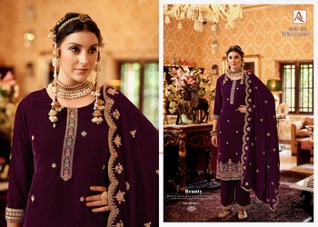  ALOK SUIT VELVET GRACE SALWAR SUITS LATEST CATALOGUE