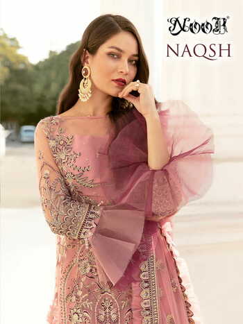 NOOR NAQSH GEORGETTE PAKISTANI SUITS LATEST CATALOGUE