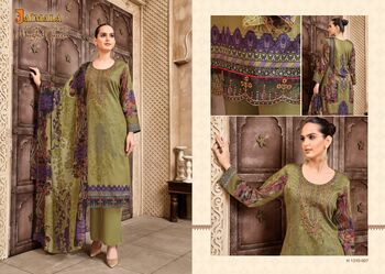 JAIMALA MUGHAL QUEEN PAKISTANI PURE ZAM PRINT SUITS BY ALOK SUITS